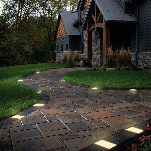 Add Curb Appeal With Paver Lights