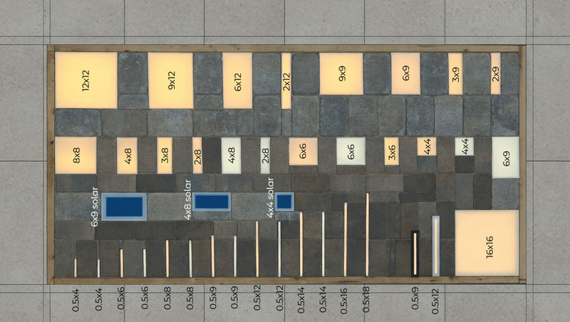 Paver Lights Display